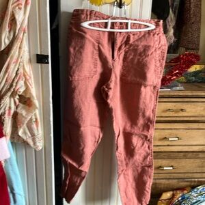 Rose colored lined sanctuary pant.